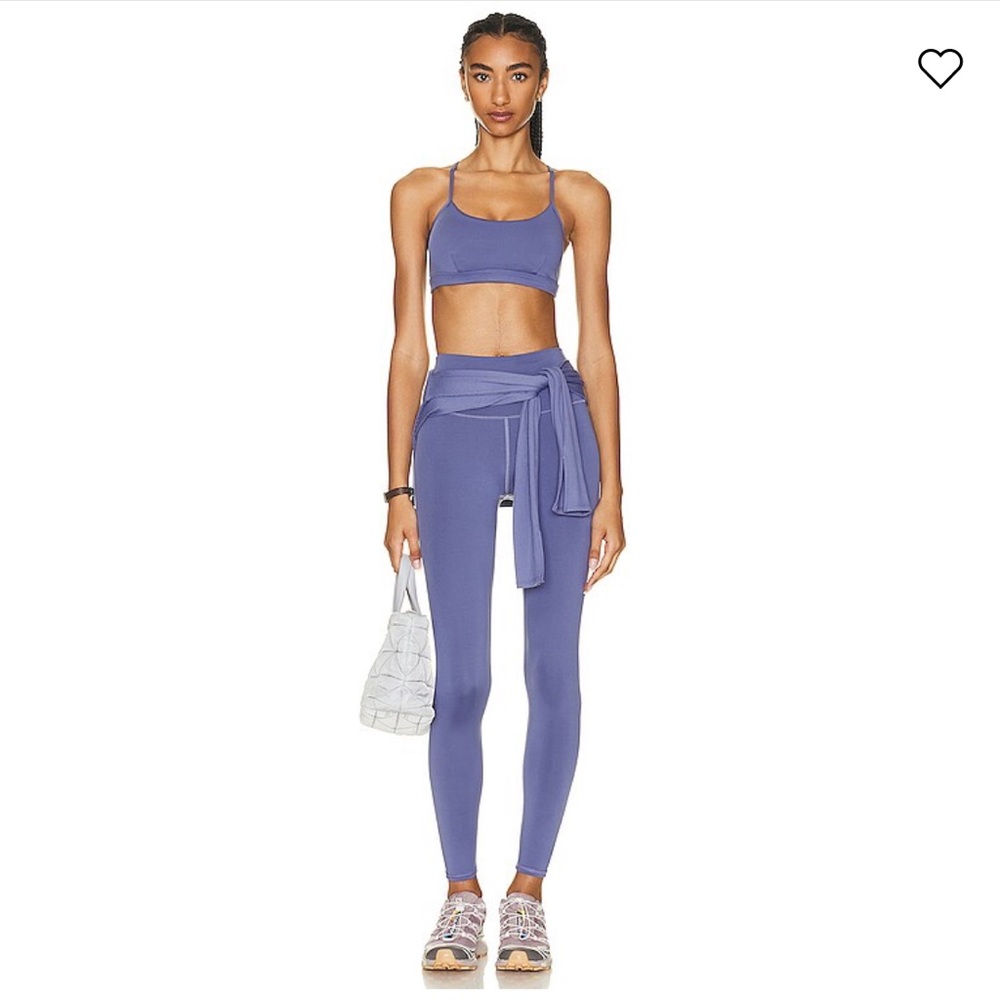 Alo, Airlift Set, Infinity Blue, Airlift 7/8 legging, Airlift Intrigue Bra